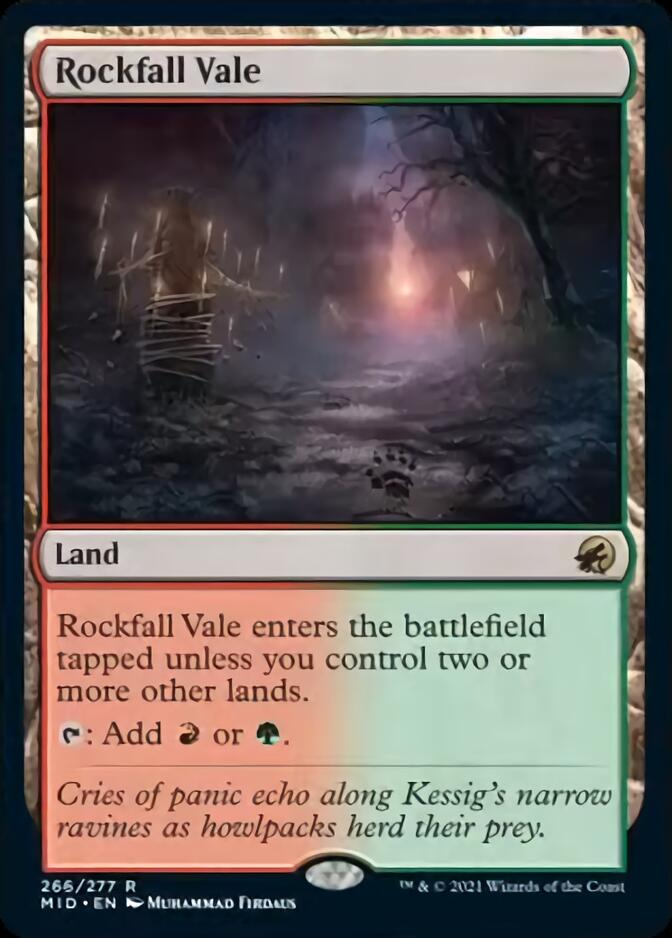 Rockfall Vale [Innistrad: Midnight Hunt] | Silver Goblin