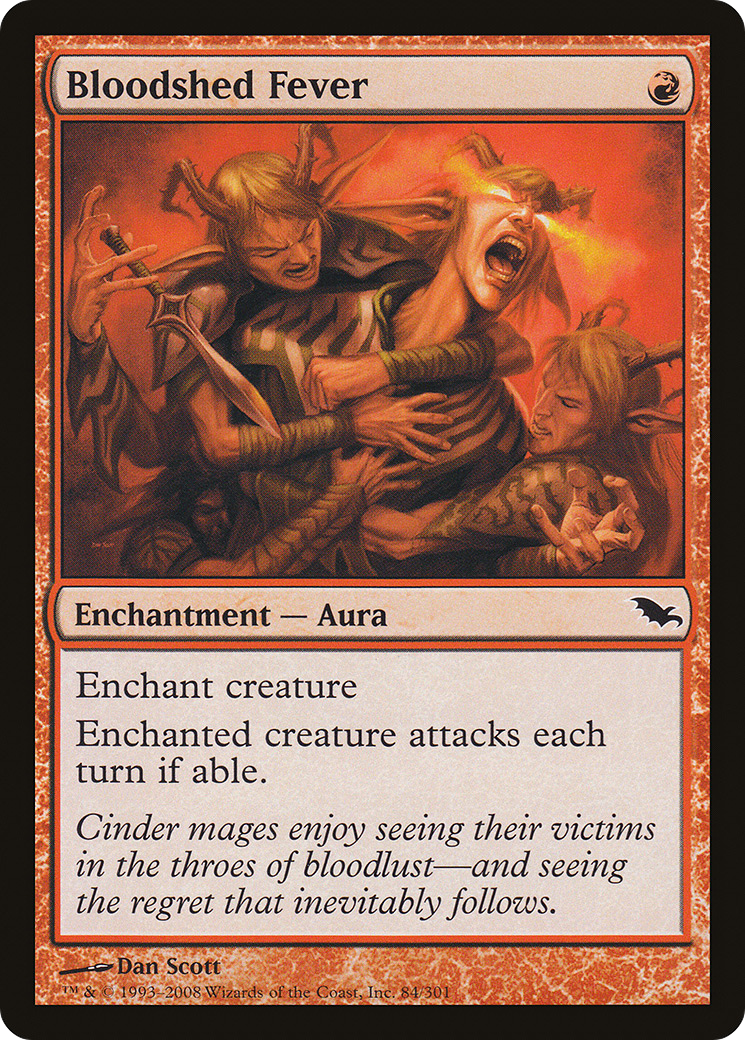 Bloodshed Fever [Shadowmoor] Foil