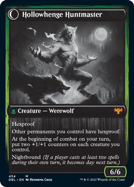 Avabruck Caretaker // Hollowhenge Huntmaster [Innistrad: Double Feature] Foil