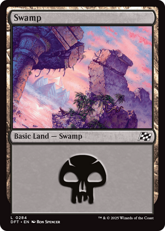 Swamp (0284) Foil (284) - Aetherdrift