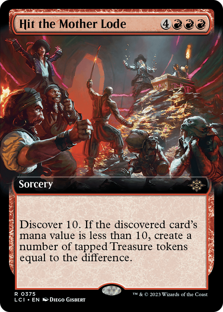 Hit the Mother Lode (Extended Art) [The Lost Caverns of Ixalan] Foil