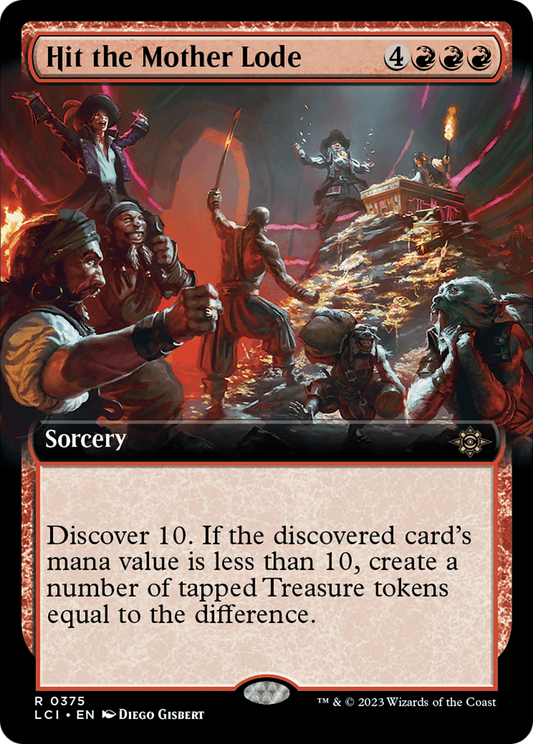 Hit the Mother Lode (Extended Art) [The Lost Caverns of Ixalan] Foil