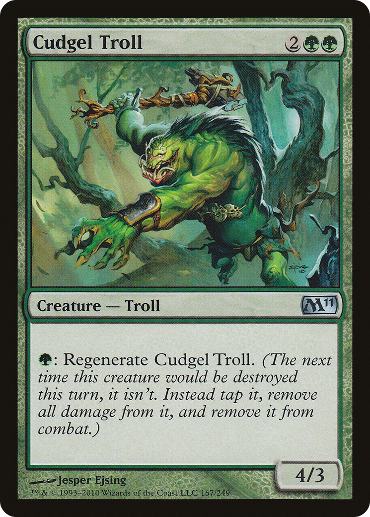 Cudgel Troll [Magic 2011] Foil
