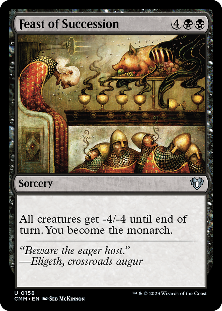 Feast of Succession [Commander Masters] Foil