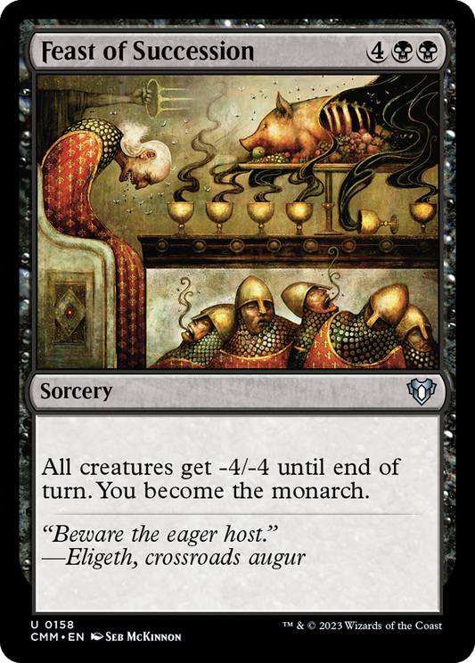 Feast of Succession [Commander Masters] Foil