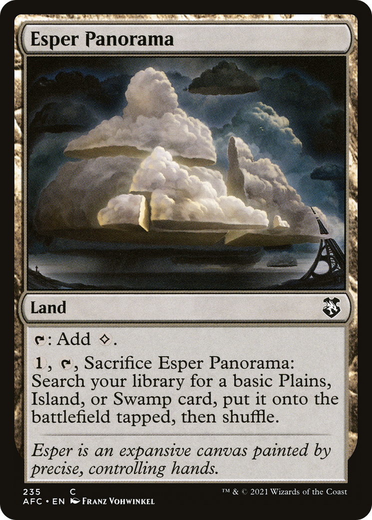 Esper Panorama [Dungeons & Dragons: Adventures in the Forgotten Realms Commander] | Silver Goblin