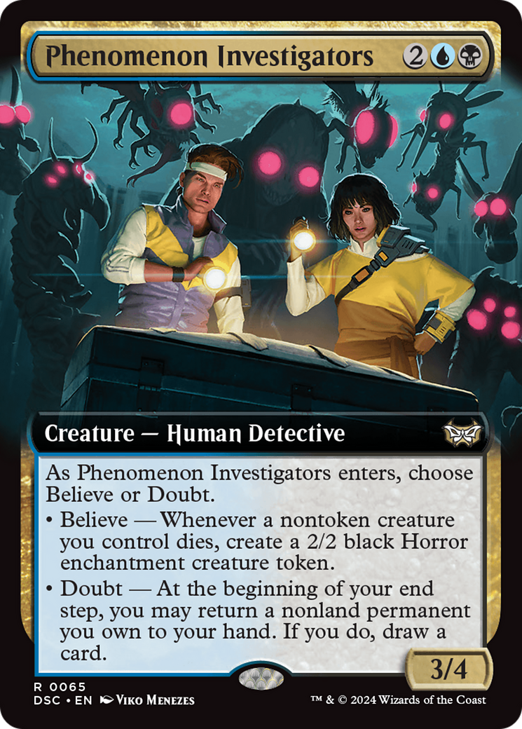 Phenomenon Investigators (Extended Art) [Duskmourn: House of Horror Commander] | Silver Goblin