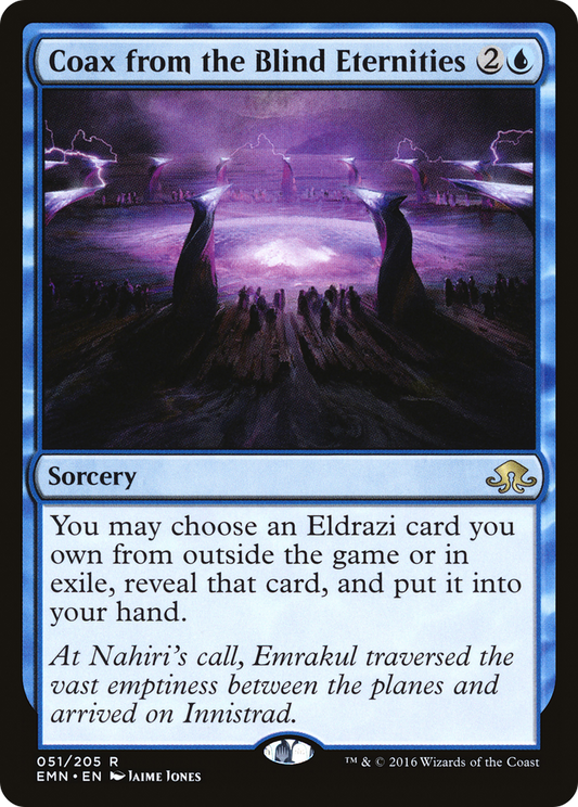 Coax from the Blind Eternities [Eldritch Moon] Foil