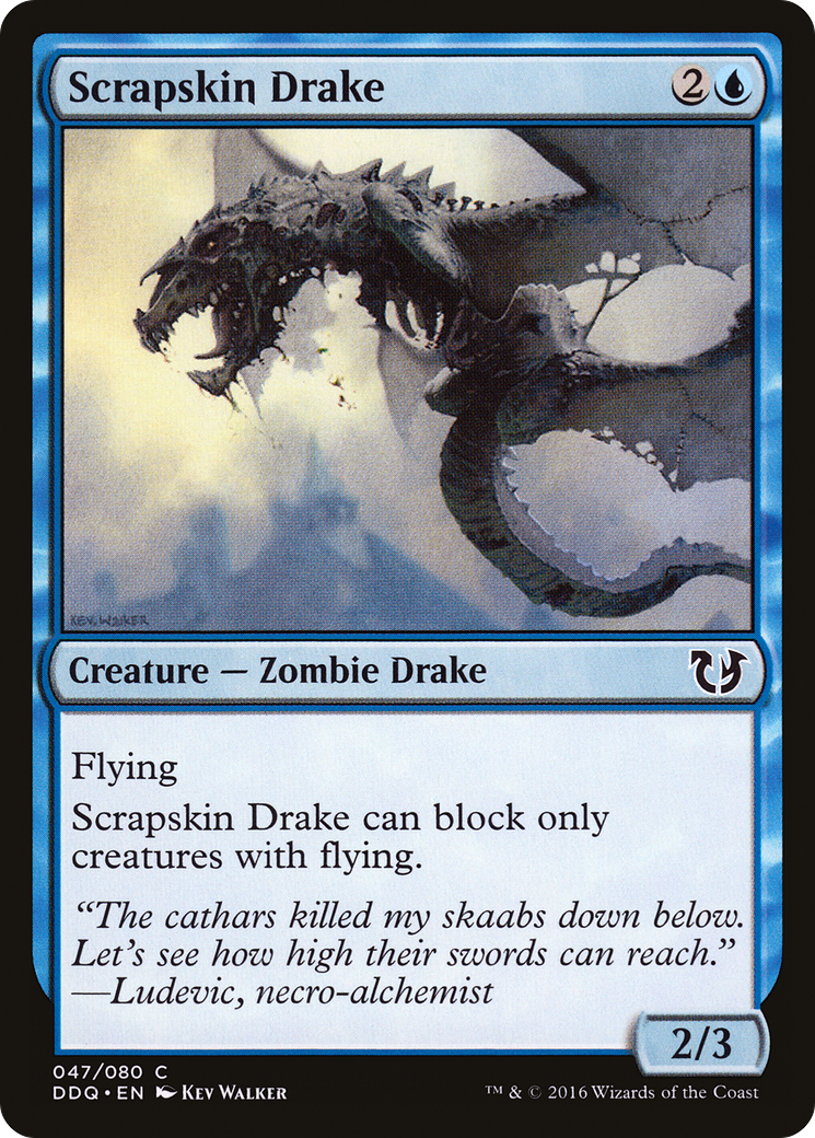 Scrapskin Drake (047) - Duel Decks: Blessed vs. Cursed