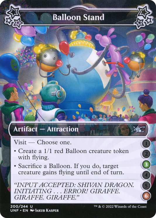 Balloon Stand (3-6) [Unfinity] Foil
