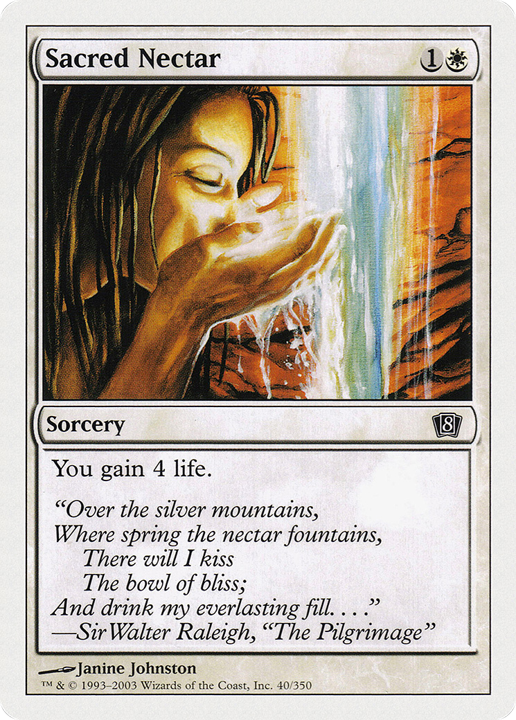 Sacred Nectar (040) Foil - Eighth Edition