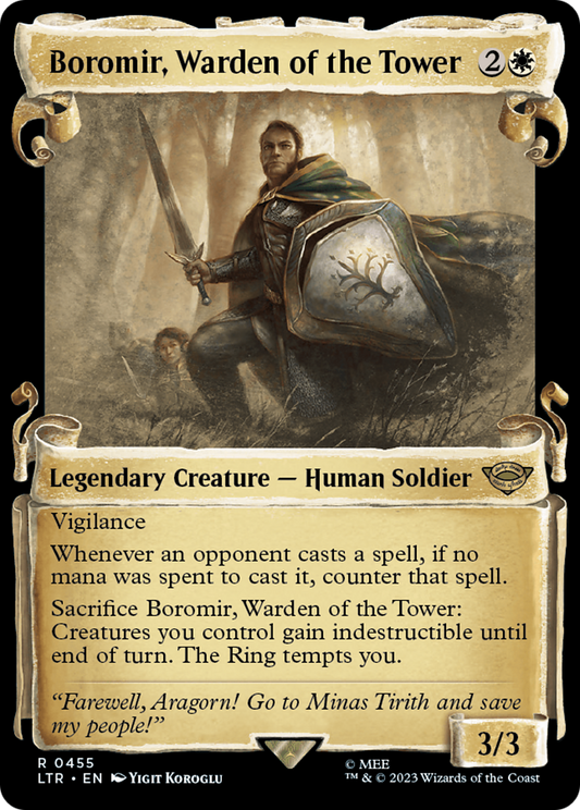 Boromir, Warden of the Tower [The Lord of the Rings: Tales of Middle-Earth Showcase Scrolls] Foil