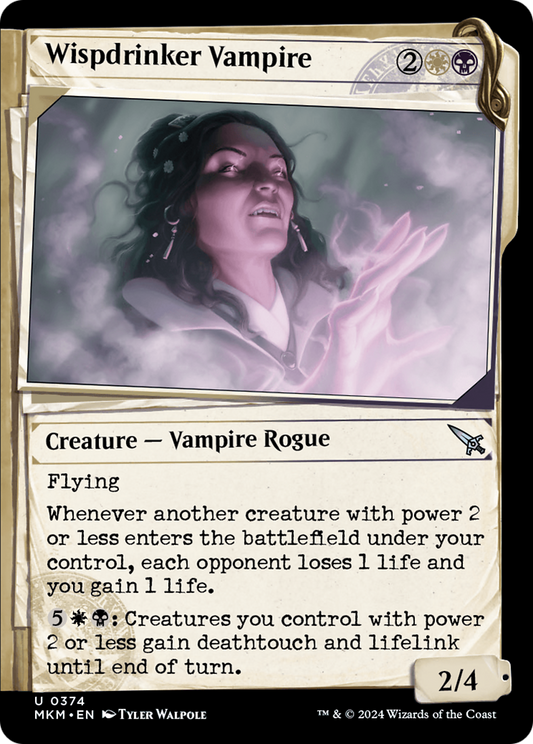 Wispdrinker Vampire (Showcase) [Murders at Karlov Manor] Foil