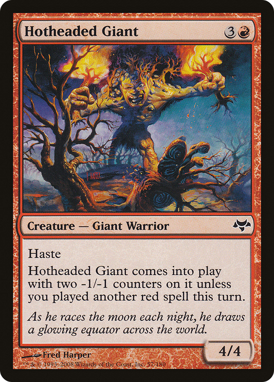 Hotheaded Giant [Eventide] Foil