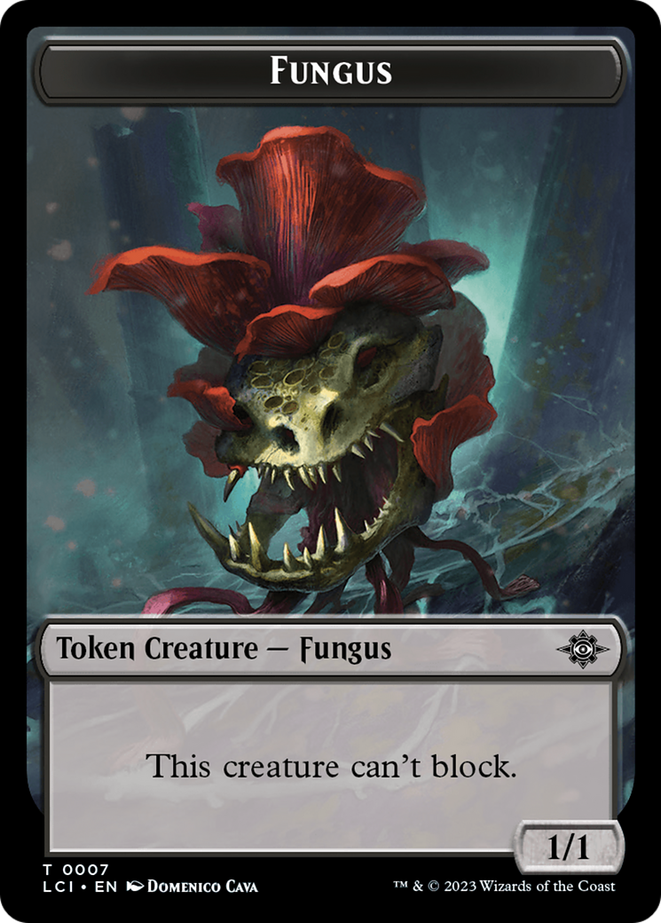 Treasure (0018) // Fungus Double-Sided Token [The Lost Caverns of Ixalan Tokens] | Silver Goblin