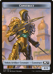 Beast // Construct Double-Sided Token [Core Set 2021 Tokens] | Silver Goblin