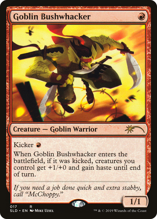 Goblin Bushwhacker (017) - Secret Lair Drop