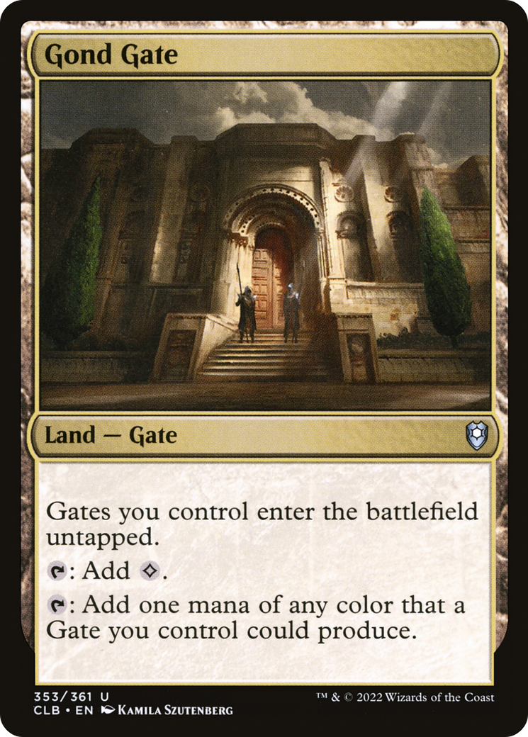 Gond Gate (353) Foil - Commander Legends: Battle for Baldur's Gate