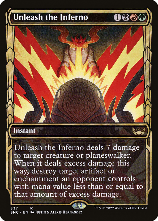 Unleash the Inferno (Showcase Golden Age) [Streets of New Capenna] Foil