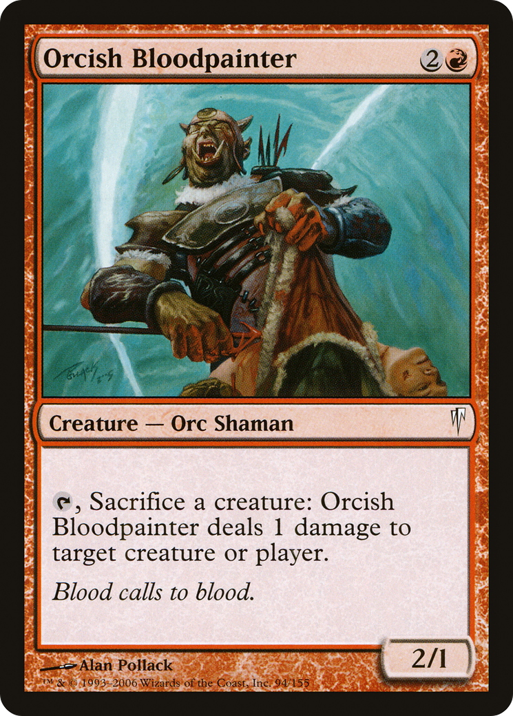 Orcish Bloodpainter [Coldsnap] Foil