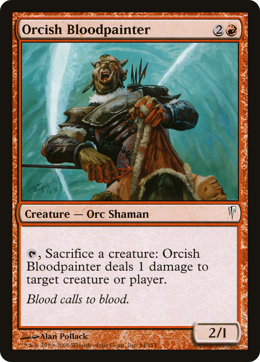 Orcish Bloodpainter [Coldsnap] Foil