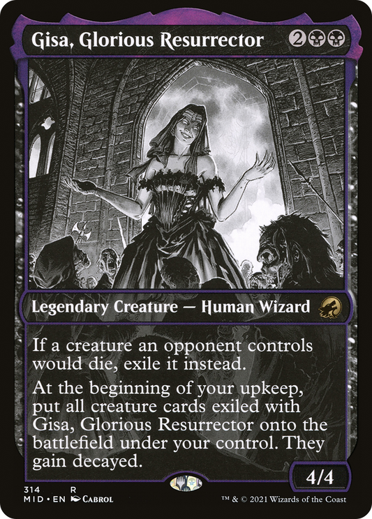 Gisa, Glorious Resurrector (Showcase Eternal Night) [Innistrad: Midnight Hunt] Foil