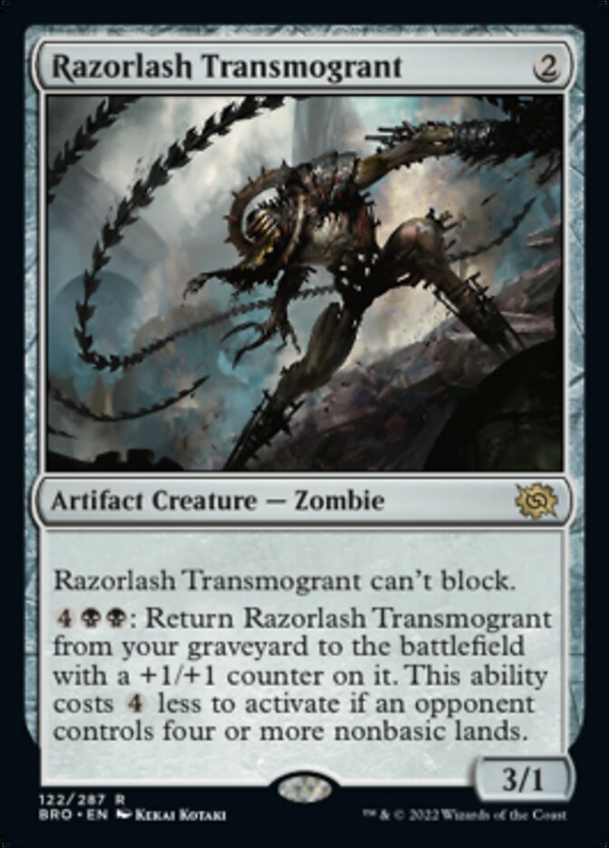 Razorlash Transmogrant [The Brothers' War] | Silver Goblin