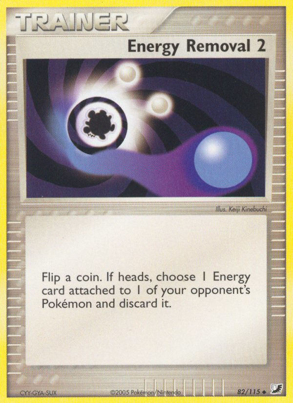 Energy Removal 2 (82/115) [EX: Unseen Forces] | Silver Goblin