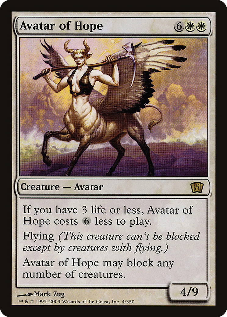 Avatar of Hope (04★) Foil - Eighth Edition
