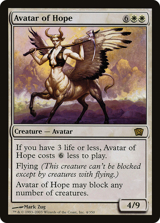 Avatar of Hope (04★) Foil - Eighth Edition