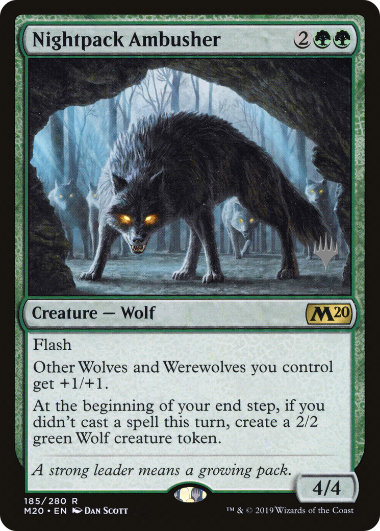 Nightpack Ambusher (185) Foil - Core Set 2020 Promos