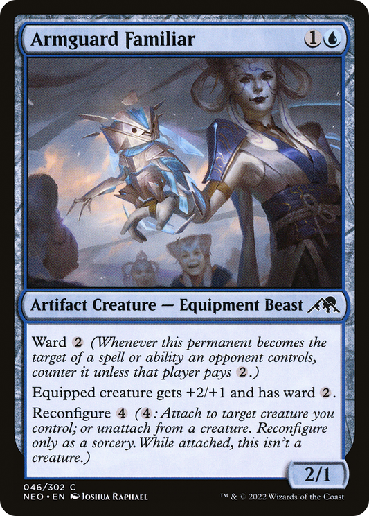 Armguard Familiar [Kamigawa: Neon Dynasty] Foil