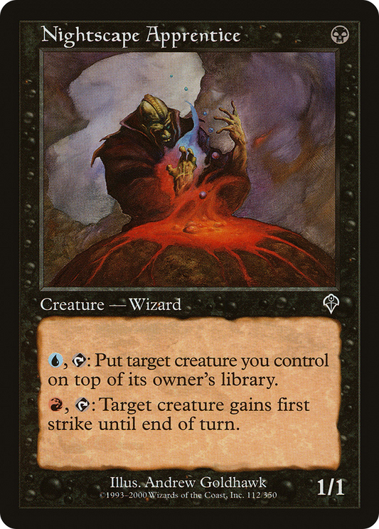 Nightscape Apprentice [Invasion] Foil
