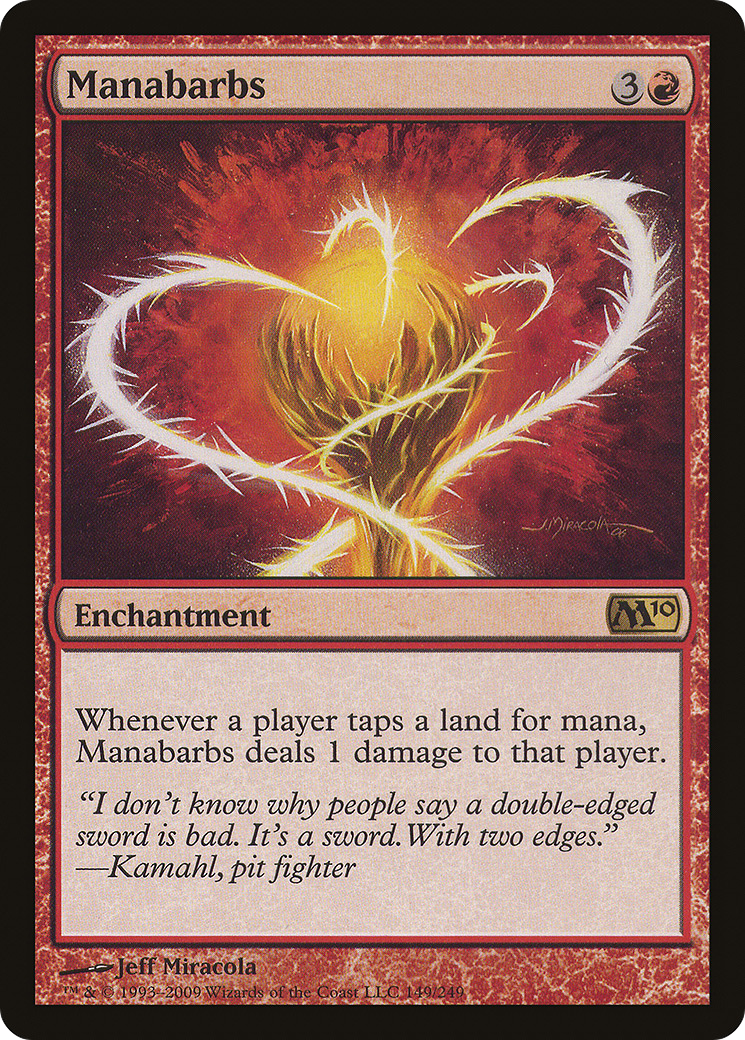 Manabarbs [Magic 2010] Foil