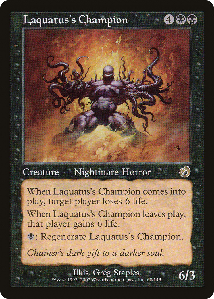 Laquatus's Champion [Torment] Foil