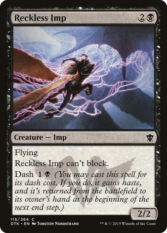 Reckless Imp [Dragons of Tarkir] Foil