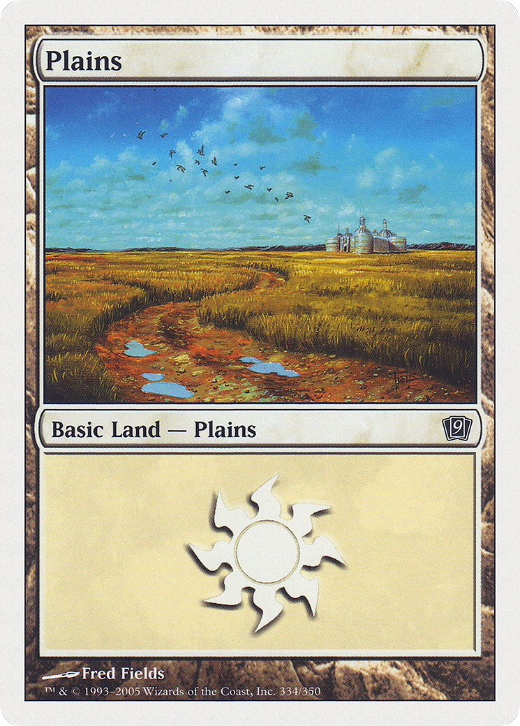 Plains (334) Foil - Ninth Edition