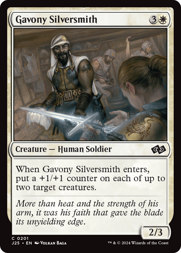 Gavony Silversmith [Foundations Jumpstart] | Silver Goblin