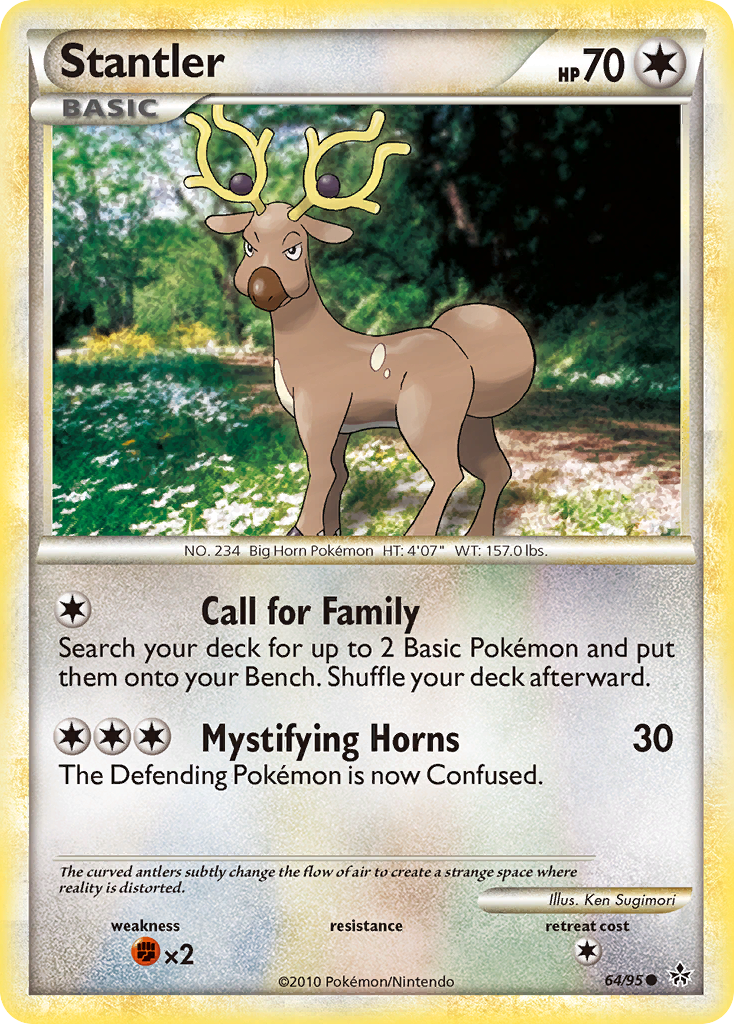 Stantler (64/95) [HeartGold & SoulSilver: Unleashed] | Silver Goblin