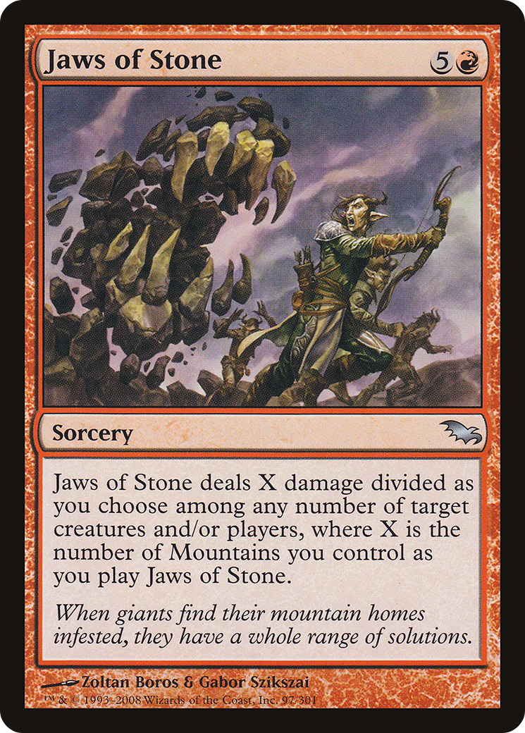 Jaws of Stone [Shadowmoor] Foil