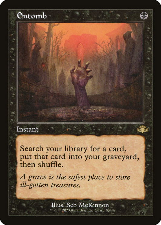 Entomb (Retro) [Dominaria Remastered] Foil
