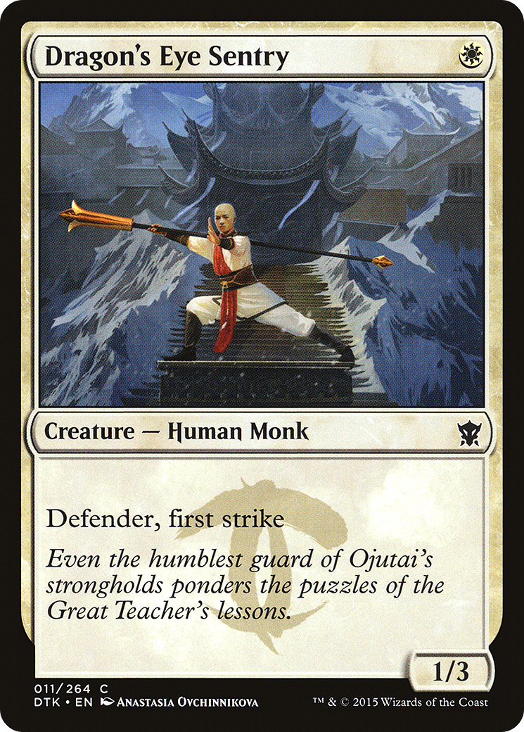 Dragon's Eye Sentry [Dragons of Tarkir] Foil