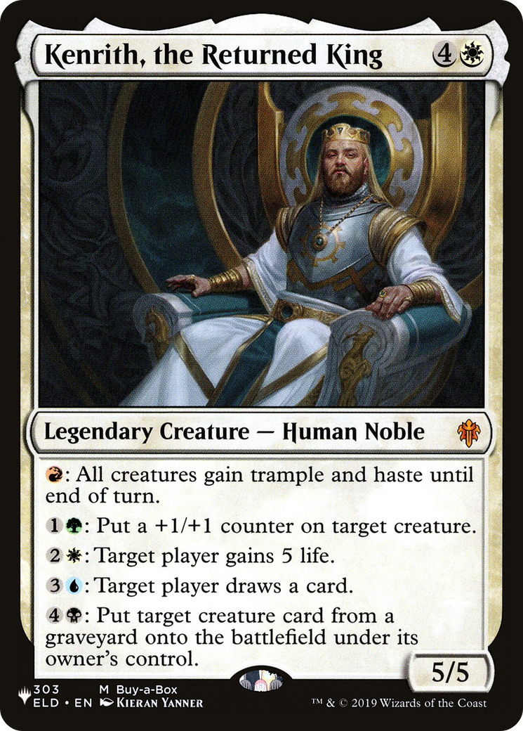 Kenrith, the Returned King [The List] | Silver Goblin