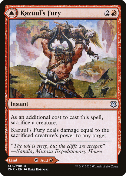 Kazuul's Fury (146) Foil - Zendikar Rising