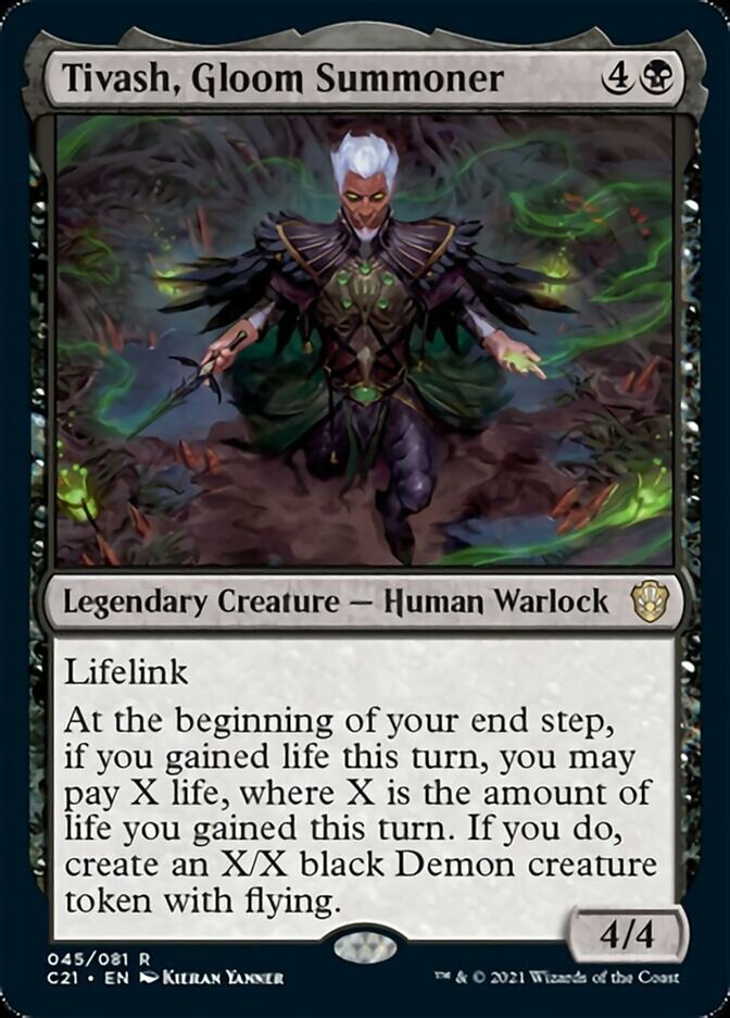 Tivash, Gloom Summoner [Commander 2021] | Silver Goblin