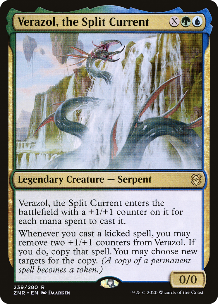 Verazol, the Split Current [Zendikar Rising] | Silver Goblin