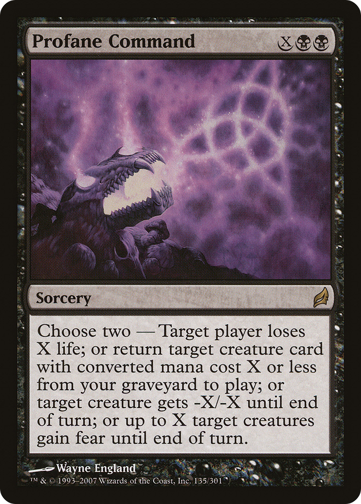 Profane Command (135) Foil - Lorwyn