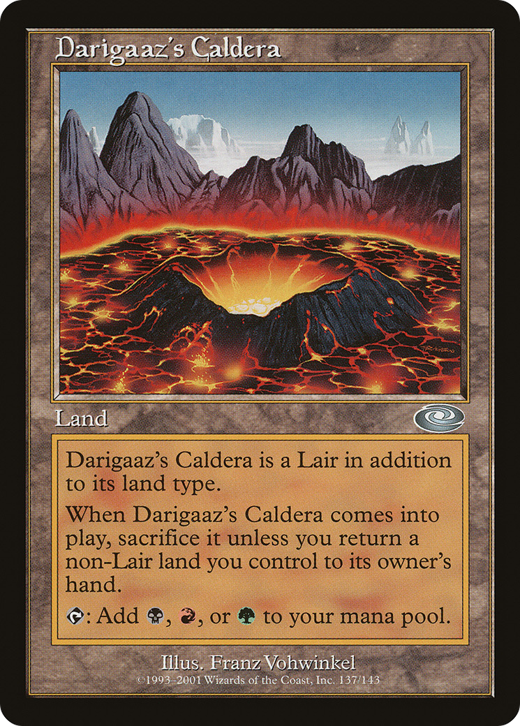 Darigaaz's Caldera [Planeshift] Foil