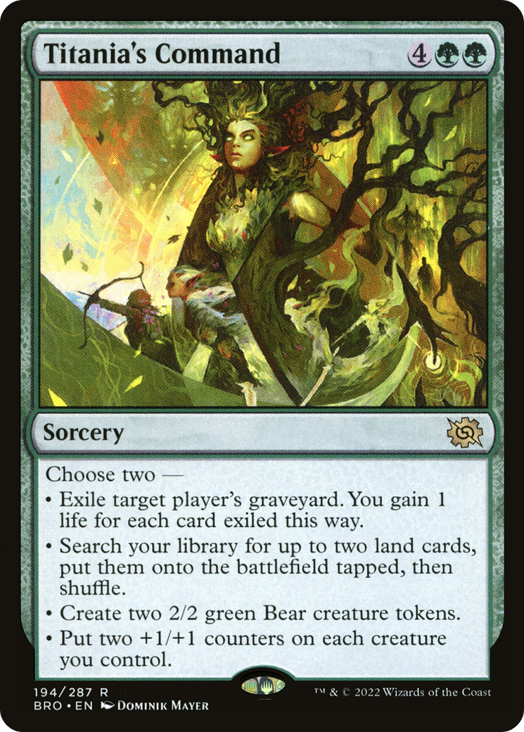 Titania's Command [The Brothers' War] Foil