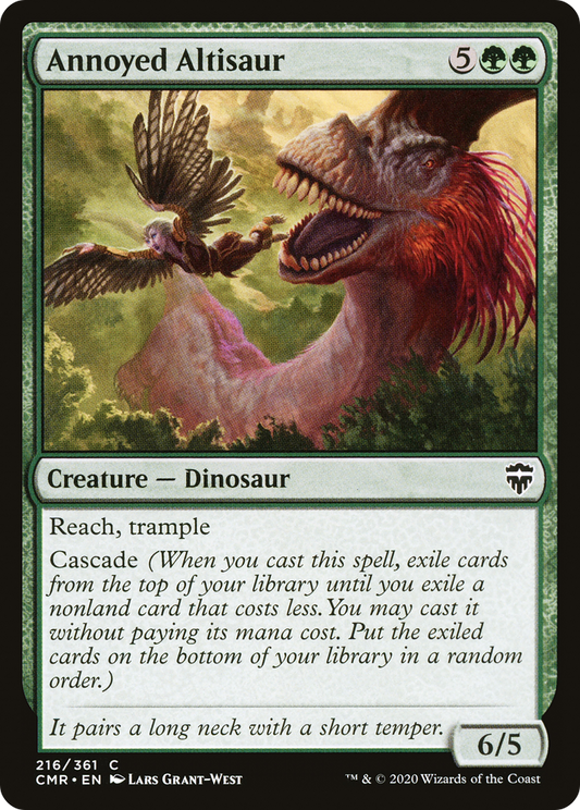Annoyed Altisaur [Commander Legends] Foil
